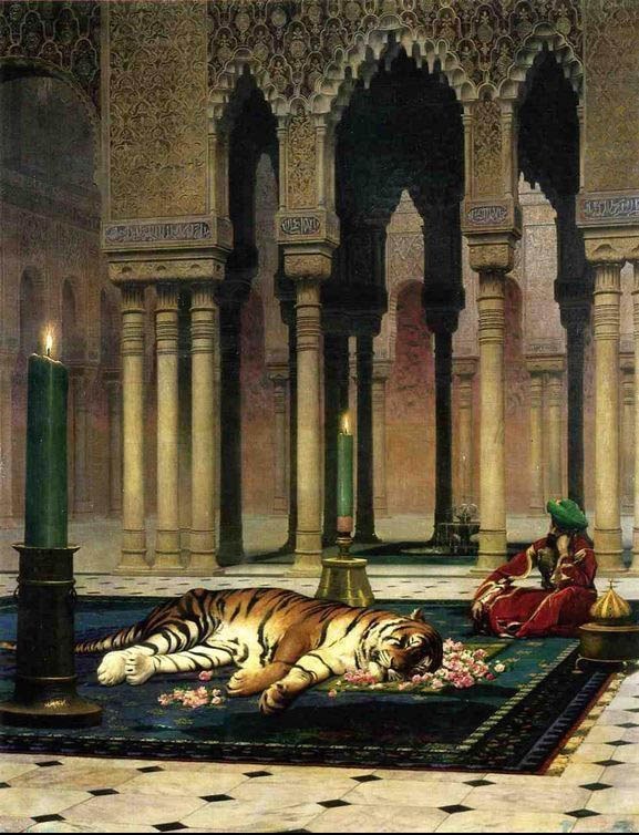 Jean-Leon Gerome The Pasha's Sorrow